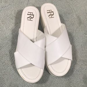 COPY - Brand New White Platform Sandals